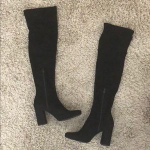Over the knee heeled Zara boots